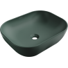 Mexen Rosa lavabo à poser 50 x 40 cm, vert foncé mat - 21095047