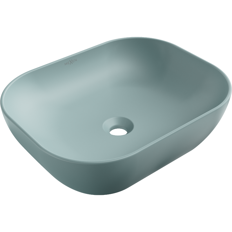 Mexen Rosa lavabo de comptoir 50 x 40 cm Vert mat clair - 21095048