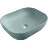 Mexen Rosa lavabo à poser 50 x 40 cm vert clair mat - 21095048