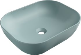 Mexen Rosa lavabo à poser 50 x 40 cm vert clair mat - 21095048