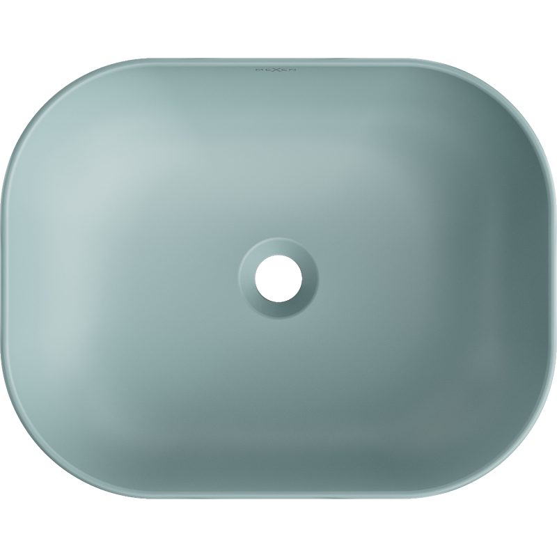 Mexen Rosa lavabo à poser 50 x 40 cm vert clair mat - 21095048