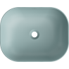 Mexen Rosa lavabo encastré 50 x 40 cm vert clair mat - 21095048