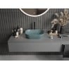 Mexen Rosa lavabo encastré 50 x 40 cm vert clair mat - 21095048