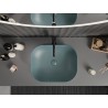 Mexen Rosa lavabo à poser 50 x 40 cm vert clair mat - 21095048