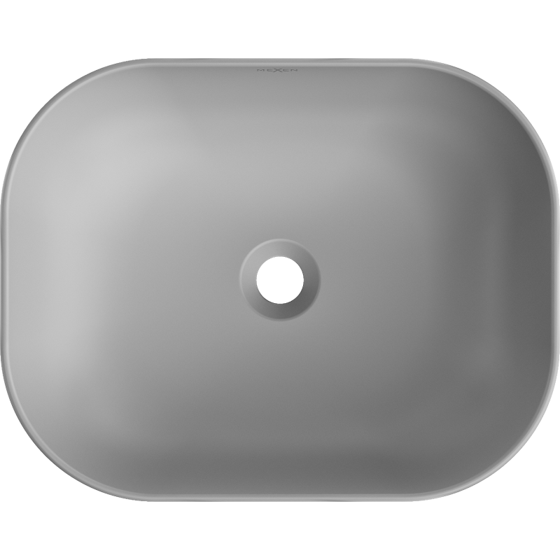 Mexen Rosa lavabo à poser 50 x 40 cm gris clair mat - 21095061
