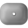 Mexen Rosa lavabo de comptoir 50 x 40 cm Gris clair mat - 21095061