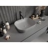 Mexen Rosa lavabo à poser 50 x 40 cm gris clair mat - 21095061