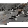 Mexen Rosa lavabo de comptoir 50 x 40 cm Gris clair mat - 21095061