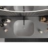 Mexen Rosa lavabo à poser 50 x 40 cm gris clair mat - 21095061