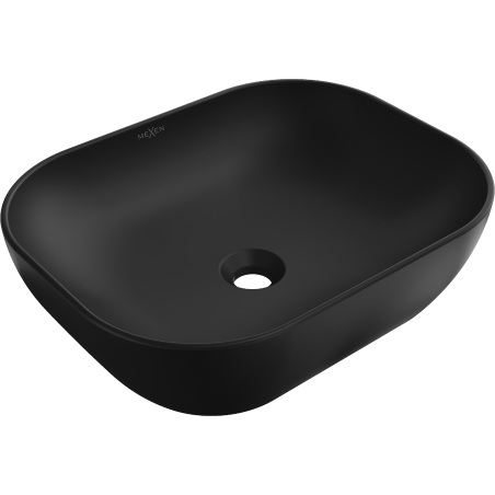 Mexen Rosa lavabo de comptoir 50 x 40 cm, Noir mat - 21095085