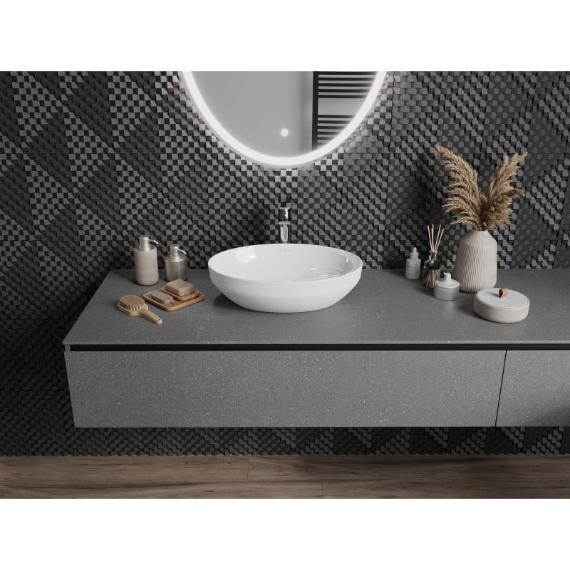 Mexen Cornelia lavabo à poser 50 x 37 cm, blanc - 21885000