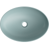 Mexen Cornelia lavabo à poser 50 x 37 cm, vert clair mat - 21885048