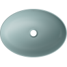Mexen Cornelia lavabo de comptoir 50 x 36 cm, Vert mat clair - 21885048