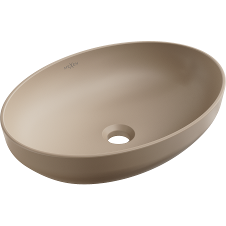 Mexen Cornelia lavabo à poser 50 x 37 cm, cappuccino mat - 21885064