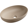Mexen Cornelia lavabo à poser 50 x 37 cm, cappuccino mat - 21885064