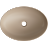 Mexen Cornelia lavabo de comptoir 50 x 36 cm, cappuccino mat - 21885064