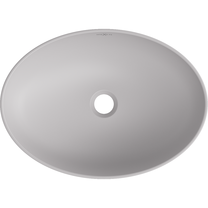Mexen Cornelia lavabo à poser 50 x 37 cm, gris mat - 21885067