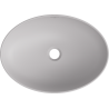 Mexen Cornelia lavabo à poser 50 x 37 cm, gris mat - 21885067