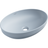 Mexen Cornelia lavabo de comptoir 50 x 36 cm, Gris bleu mat - 21885069