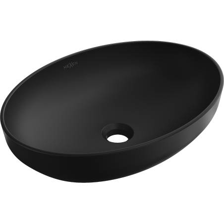 Mexen Cornelia lavabo de comptoir 50 x 36 cm, Noir mat - 21885085