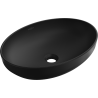 Mexen Cornelia lavabo de comptoir 50 x 36 cm, Noir mat - 21885085
