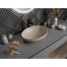 Mexen Cornelia lavabo de comptoir 50 x 36 cm, cappuccino mat - 21885064