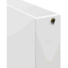 Mexen Flat CCF33 radiateur plat 300 x 700 mm, connexion inférieure intermédiaire, 868 W, blanc - W6C33F-030-070-00