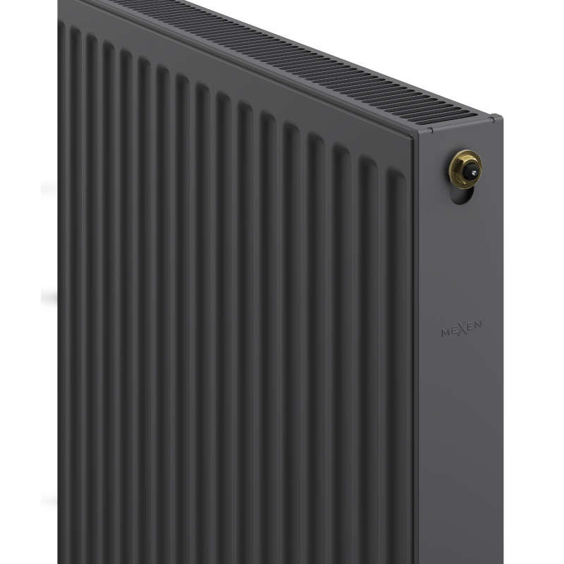 Mexen CC21 radiateur à panneau 600 x 1400 mm, connexion inférieure centrale, 1795 W, anthracite - W6C21-060-140-66