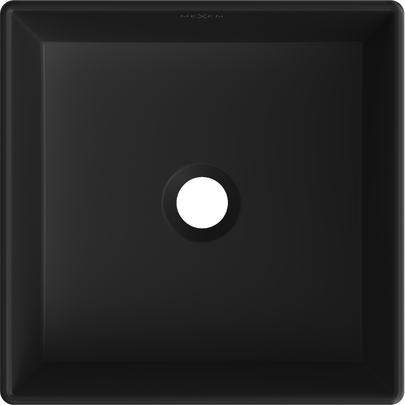 Mexen Goya lavabo à poser 35 x 35 cm, noir mat - 22183585