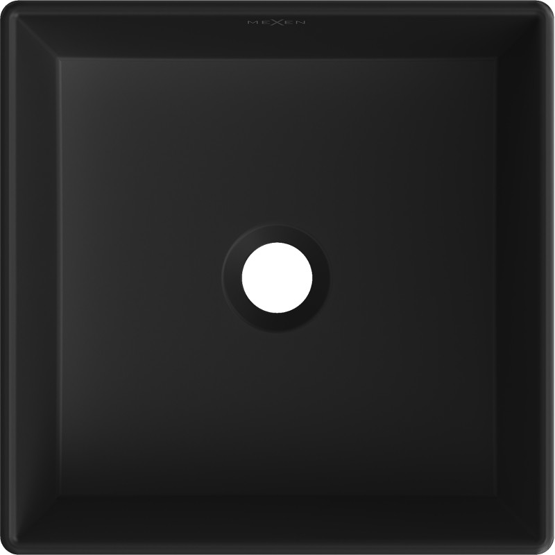 Mexen Goya lavabo sur plan 35 x 35 cm, noir mat - 22183585