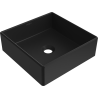 Mexen Goya lavabo de comptoir 35 x 35 cm, Noir mat - 22183585