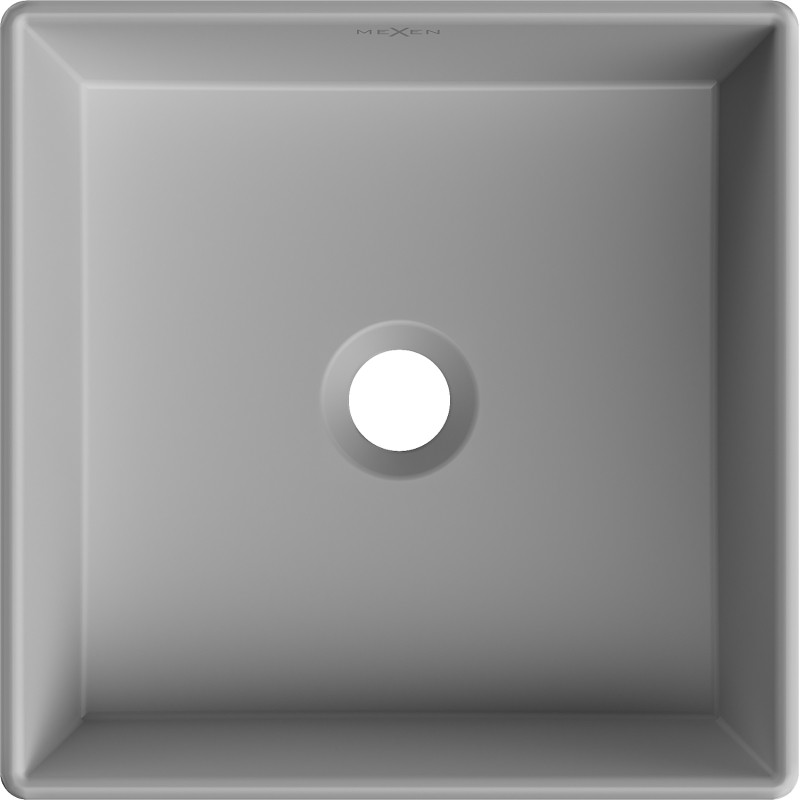 Mexen Goya lavabo à poser 35 x 35 cm, gris clair mat - 22183561