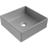 Mexen Goya lavabo de comptoir 35 x 35 cm, Gris clair mat - 22183561