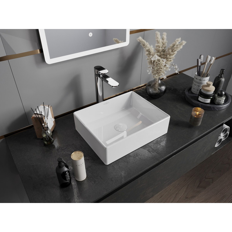 Mexen Goya lavabo à poser 40 x 32 cm, blanc - 22184000