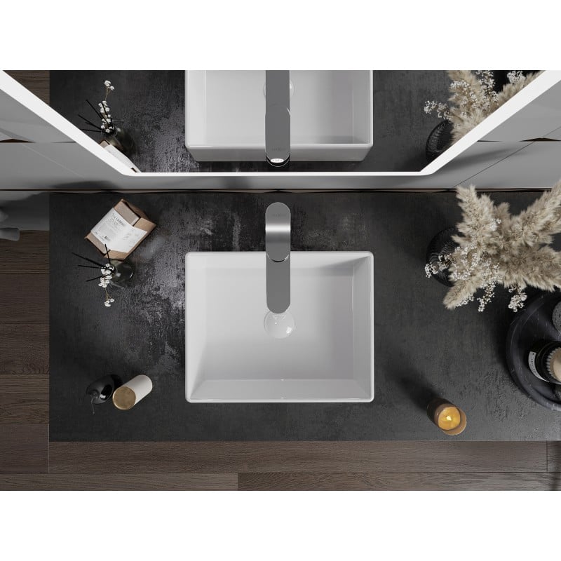 Mexen Goya lavabo sur plan 40 x 32 cm, blanc - 22184000