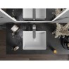 Mexen Goya lavabo à poser 40 x 32 cm, blanc - 22184000