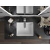 Mexen Goya lavabo de comptoir 40 x 32 cm, Blanc - 22184000