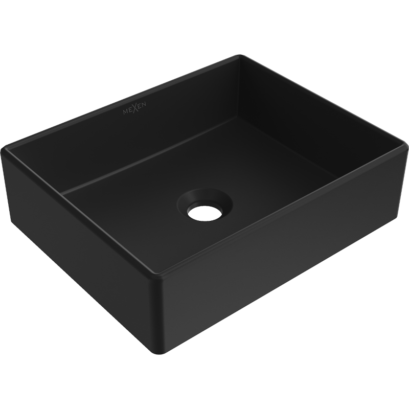 Mexen Goya lavabo de comptoir 40 x 32 cm, Noir mat - 22184085