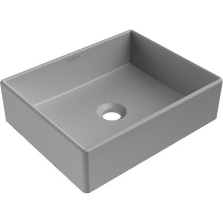 Mexen Goya lavabo de comptoir 40 x 32 cm, Gris clair mat - 22184061