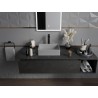 Mexen Goya lavabo sur plan 40 x 32 cm, gris clair mat - 22184061