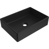 Mexen Goya lavabo de comptoir 45 x 32 cm, Noir mat - 22184585
