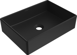 Mexen Goya lavabo de comptoir 45 x 32 cm, Noir mat - 22184585