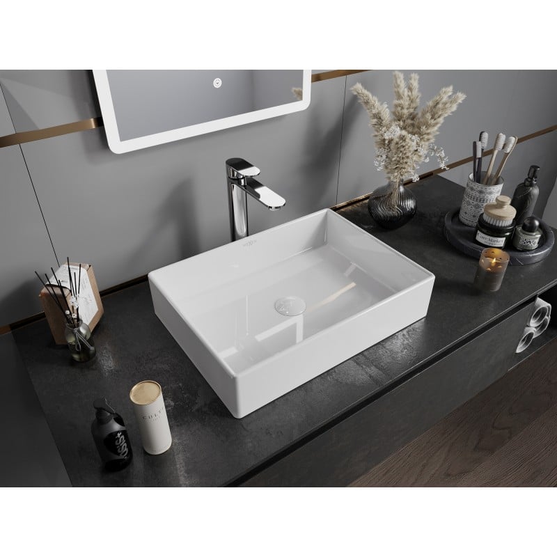Mexen Goya lavabo à poser 51 x 37 cm, blanc - 22185000