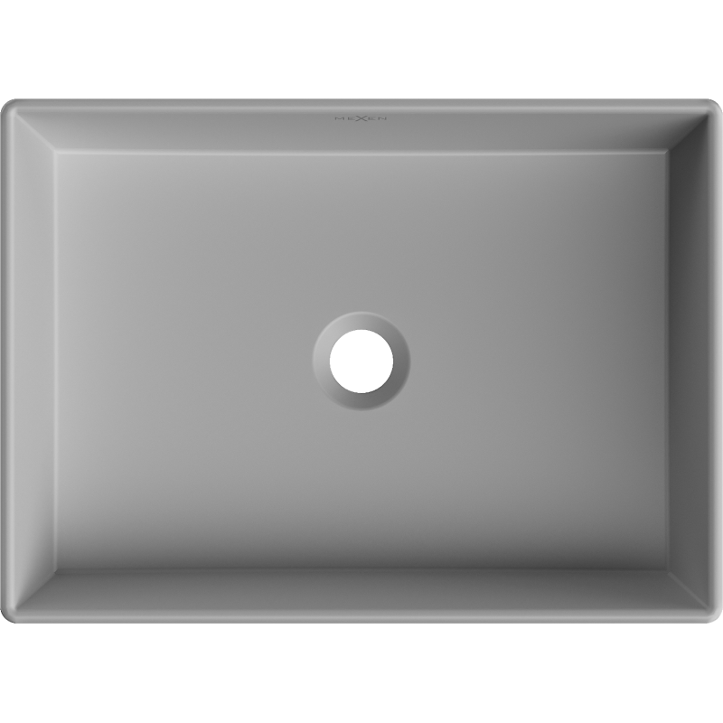 Mexen Goya lavabo à poser 51 x 37 cm, gris clair mat - 22185061