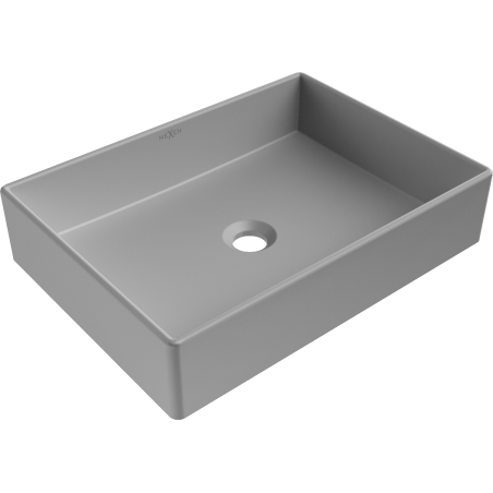 Mexen Goya lavabo de comptoir 51 x 37 cm, Gris clair mat - 22185061