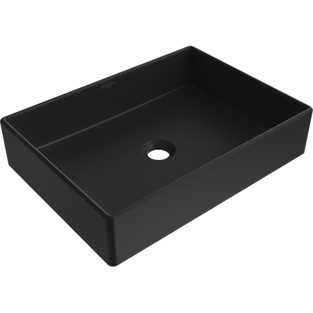 Mexen Goya lavabo de comptoir 51 x 37 cm, Noir mat - 22185085