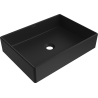 Mexen Goya lavabo de comptoir 51 x 37 cm, Noir mat - 22185085