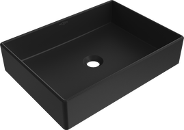 Mexen Goya lavabo de comptoir 51 x 37 cm, Noir mat - 22185085