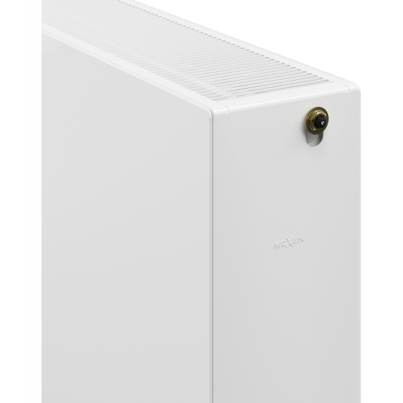 Mexen Flat CCF33 radiateur plat 900 x 600 mm, raccordement central inférieur, 1800 W, blanc - W6C33F-090-060-00