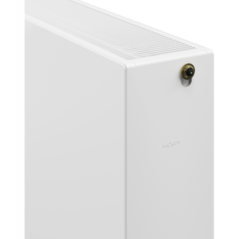 Mexen Flat CCF33 radiateur à panneaux 900 x 1200 mm, raccordement inférieur central, 3601 W, blanc - W6C33F-090-120-00